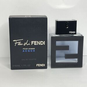 Fan Di Fendi ACQUA Pour Homme 50 ml / 1.7 oz EDT Spray Men - NEW With Box